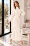 Turtleneck Knitwear Dress K3048 Ecru