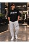 Zenvora Printed Oversize Cotton T-Shirt Tracksuit Premium Set