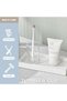 Bathroom Glass Tumbler Cup Frosted Bathroom Rinsing Cup Replacement Tumbler for Toothbrush Holder - 5