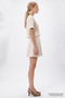 Short Sleeve Crew Neck Regular Mini Dress - 3