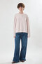 Buttoned Knitwear Cardigan Powder - 2