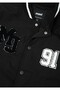 Boy's Black Mj Logo Bomber Black Jacket - 6