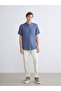 Regular Fit Judge Collar Short Sleeve Men's Shirt - 2