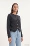 Buttoned Cardigan 07295 Anthracite - 2