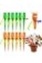 Plant Self Watering Spikes,12 Pcs Automatic Irrigation Equipment Self Watering Drip Devices with Slo - 2
