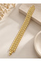 HASIR ÖRME XUPİNG BİLEKLİK (GOLD) - 2