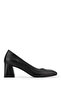 Women's Genuine Leather Brown Heeled Shoes