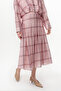 Pleated Lined Tencel Blend Midi Regular Skirt - 4