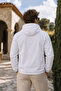 Men's Trend Casual Lined White Raincoat & Windbreaker - 5