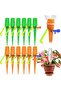 Plant Self Watering Spikes,12 Pcs Automatic Irrigation Equipment Self Watering Drip Devices with Slo