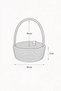 Decorative Knitted Basket with Handles (19X7 cm) |   Multi-Purpose Organizer & Candy Holder (12 Colors) - 3