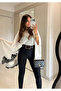 Lace Detailed Transparent Mercerized Cape Poncho - 2