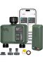 Smart WiFi Sprinkler Timer 2 Zone, Automatic Water Timer for Garden Hose with 984ft Long Range & Str