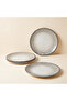 Luna Set of 6 Porcelain Serving Plates 25 cm - Pattern and Pattern Transfer Guaranteed - 5