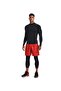 Men's Black Ua Hg Armour Comp Mock Ls Tshirt - 3