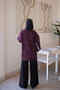 Purple Glittery Beard Casual Knitwear Tunic - 5