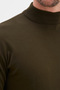 Basic High Neck Regular Fit Knit Sweater - 7