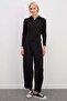 Elastic Waist Ribbed Shalwar Sweatpants - 2