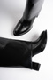 Women's Winter Black 2-in-1 Detachable Heel Thick Heeled Boots and Ankle Boots - 7
