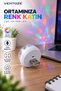 USB Led Rgb Luminous Mini Disco Ball Colorful Ambience Night Light Home Room Decorative Light - 2
