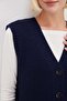 Buttoned V-Neck Knitwear Vest - 7