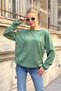 Green Star Mercerized Blouse - 2