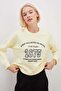 3 Threaded Unprinted 1875 Printed Oversize Sweatshirt - 5