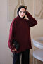 Modest Sweaters - Burgundy - Oversize