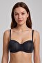 Women's Black Strapless Bra Without Support
