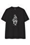 Motorcycle Drawing Printed Cool Unisex 100% Cotton Oversize T-Shirt