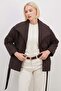 Waterway Patterned Belted Quilted Coat - 5