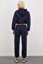 3 Thread Basic Stopper Hooded 2-Piece Tracksuit Set - 8
