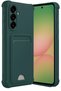 Concepta Newface Galaxy A17 5g Kelvin Silicone with Business Card Holder - (180331) Dark Green