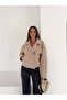 Pocketed Lined Short Cashmere Jacket
