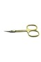 Extra thin golden leather scissors