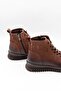 Genuine Leather Flat Non-Slip Sole Orthopedic Women's Boots Vn1953877 K - 3