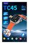 5G+ TC45 Smart Watch – 2.2 Inch HD Touchscreen, 8MP Camera, SIM Support, Versatile for Ladies & Gents in Silver - 2