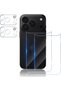 2 Pieces of iPhone 18 Pro Max / 17 Pro Max Compatible Back Protection Nano Glass and Camera Surround Protection Nano Glass Suitable for Use with Thin and Flexible Cases
