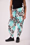 Men's Turquoise Patterned Shalwar Pants - 5