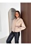 Pocketed Lined Short Cashmere Jacket - 5