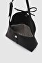 Mirelle black suede shoulder bag with bow - 4