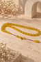 Sündülüz Amber Prayer Beads with Special Craftsmanship – Certified – Yellow - 3