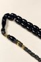 Specially Crafted Zeyve Amber Prayer Beads – with Certified Metal Tassel – Black - 7