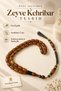 Specially Crafted Zeyve Amber Prayer Beads – Certified with Metal Tassel – Brown