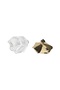 صندوق حلوى فاخر من الأكريليك، شفاف/ذهبي - 4
