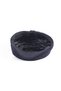 Men's Beanie Hat Classic Navy Blue Striped Wool Fabric Standard Size (Autumn Winter) - 4