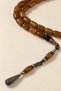 Specially Crafted Zeyve Amber Prayer Beads – Certified with Metal Tassel – Brown - 3