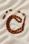A. Kadir Bayraklı Masterly Crafted Fire Amber Prayer Beads – Honey – Green Thread - 4