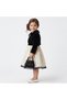 Girls' Plush Striped Bolero Jacket - Fur with Pearls for Weddings and Birthdays - 2