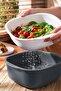 2 Pieces 6 Liter Square Multi-Purpose Bowl with Strainer Basin - 2